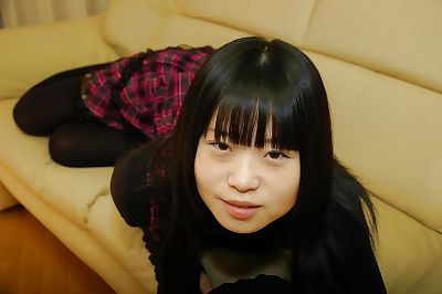 Playful asian schoolgirl Rio..