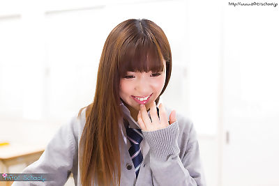 Petite Japanese schoolgirl..