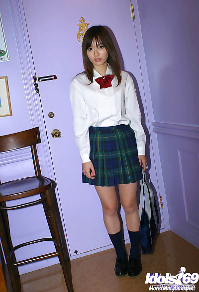 Naughty asian schoolgirl..