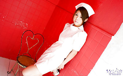 Busty asian nurse Haruka..